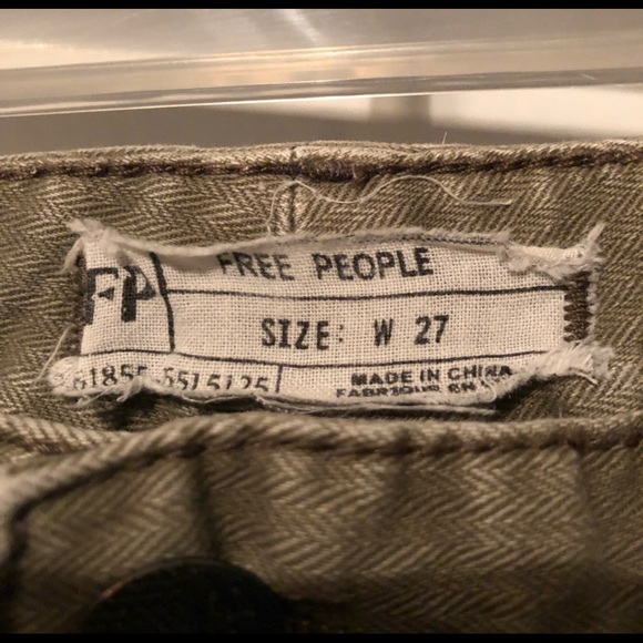 Light Olive Skinny Jeans - Picture 4 of 4